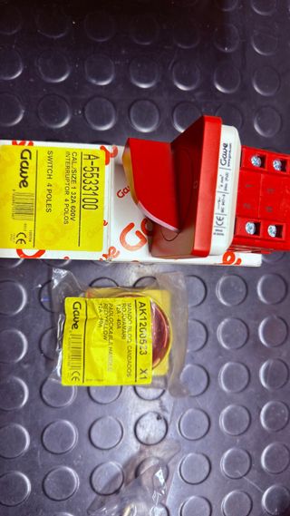 Interruptor Gave 4 polos 32A 600V