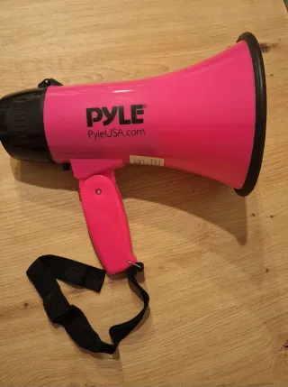 Megáfono Pyle Portátil Rosa 20W