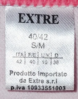 Bikini Extre S/M (40/42 IT) Nuovo