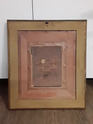 Cuadro antiguo maja, Germán Gomez.