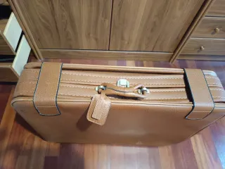 Maleta Vintage Cuero Marrón