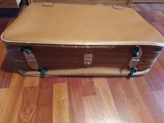 Maleta Vintage Cuero Marrón