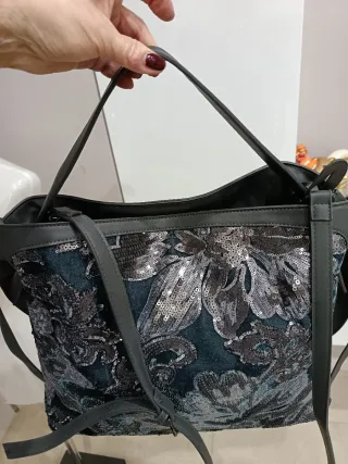 Borsa Made in Italy Semipelle è  Paillettes