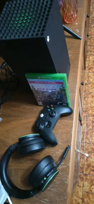 Xbox Series X +auricular microsoft