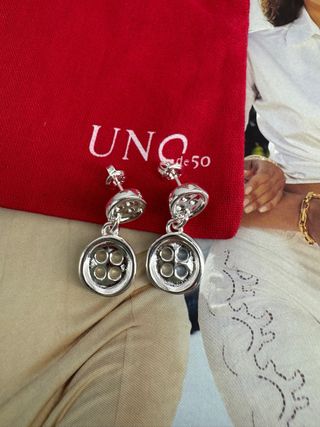 Pendientes UNO de 50 Plata