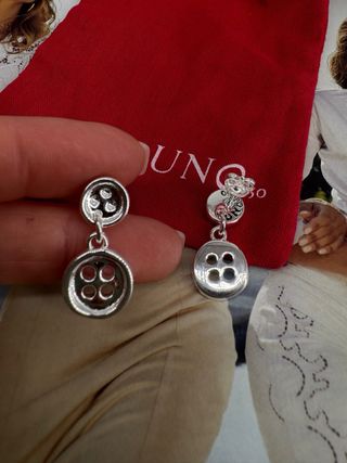 Pendientes UNO de 50 Plata