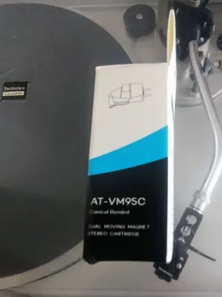 Nueva! Aguja + Cápsula Audio Technica AT VM95C