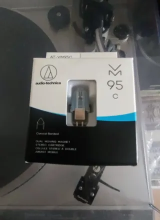 Nueva! Aguja + Cápsula Audio Technica AT VM95C