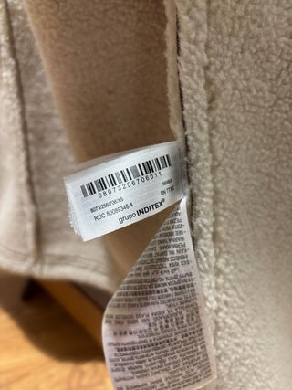 Abrigo doble faz botones.color vison