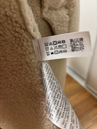 Abrigo doble faz botones.color vison