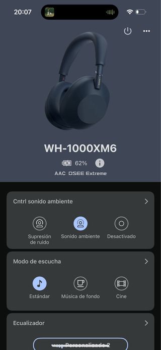 Sony WH-1000XM6 Auriculares Bluetooth