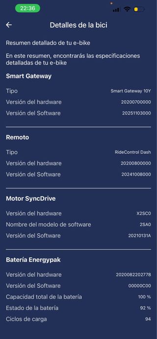 Bicicleta Eléctrica Azul Talon E