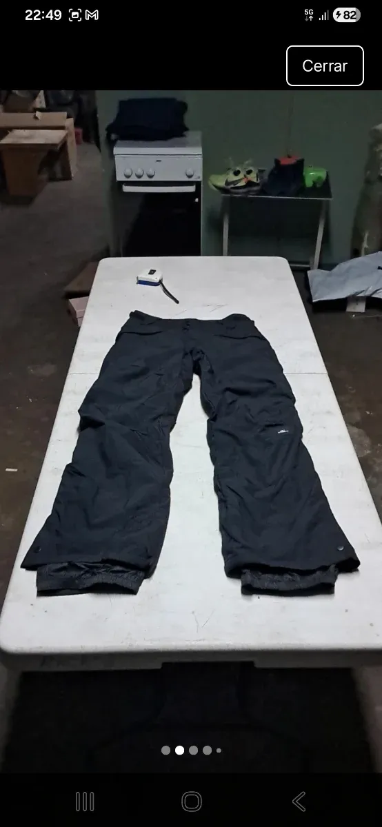 Pantalón de esquí negro Talla 16A