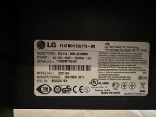 Monitor LG Flatron PC