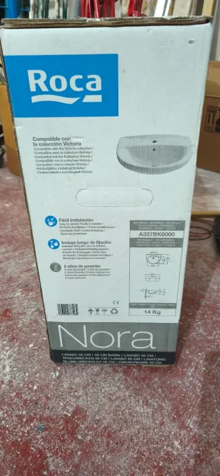 Lavabo Roca Nora Blanco Porcelana