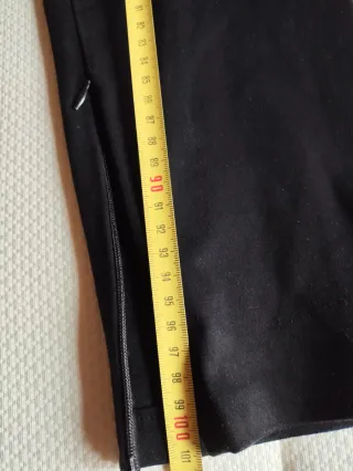 Pantalón Zara antelina negro
