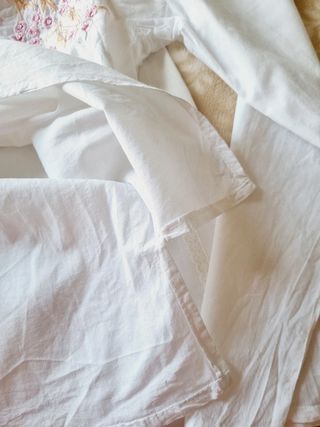 Camisa blanca bordada T L/M
