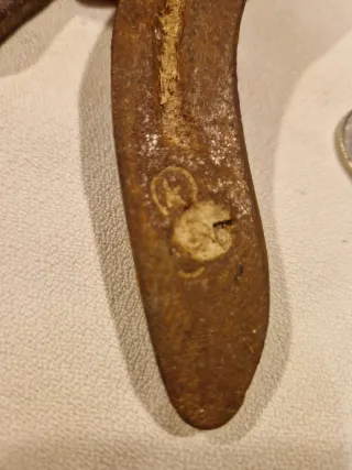 Dos herraduras antiguas