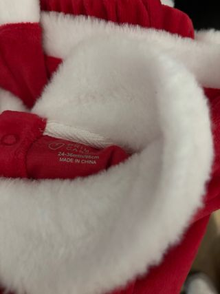 Disfraz Papa Noel Niño Talla 24/36 meses