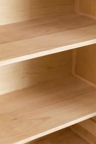 Aparador Ratán y Madera 80x35 cm