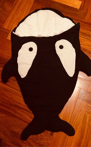Saco carrito orca negro Baby bites