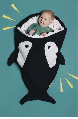 Saco carrito orca negro Baby bites
