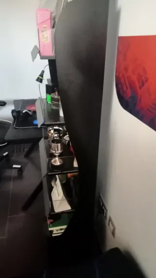 Estantería Metálica Negra y Gris