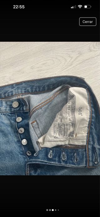 Levi's 501 Jeans Azules,