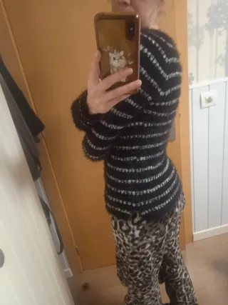 Jersey pelito suave rayas