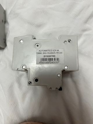 Siemens 5SJ66 ICP-M 25A  Interruptor Automático