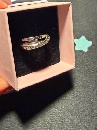 Anel Pandora Prata com Zircónias