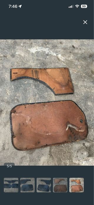 Seat 600 Tabica trasera y paneles