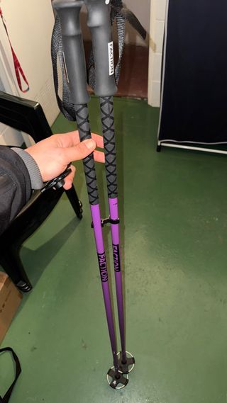 Bastones de esquí Freeride Faction Morados 130cm