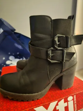 Botines Xti Talla 37 Negros