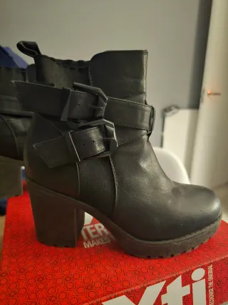 Botines Xti Talla 37 Negros