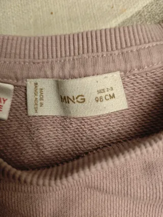 Sudadera mango niña Curious Kids 2-3 años