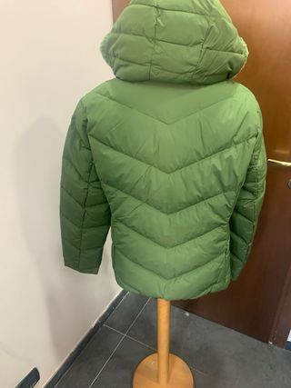 Piumino donna Nolita verde piuma caldo