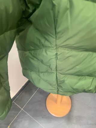 Piumino donna Nolita verde piuma caldo