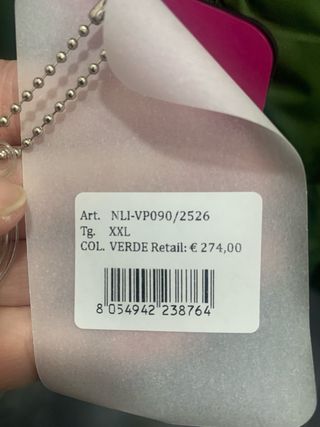 Piumino donna Nolita verde piuma caldo