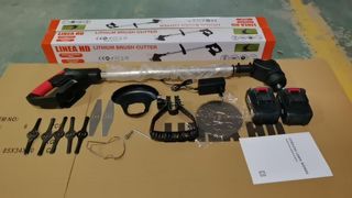 Cortacésped 36V inalámbrico con 2 baterías