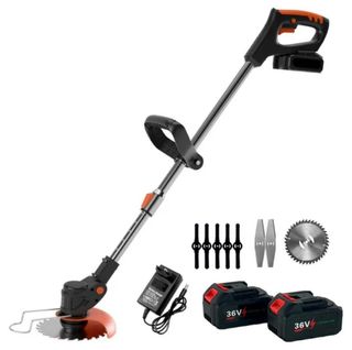 Cortacésped 36V inalámbrico con 2 baterías