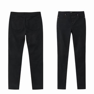 Calças de ganga elásticas pretas