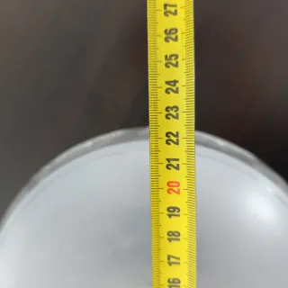 Lámpara de cristal años 70