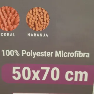 Alfombra Baño Shaggy Morada 50x70 cm