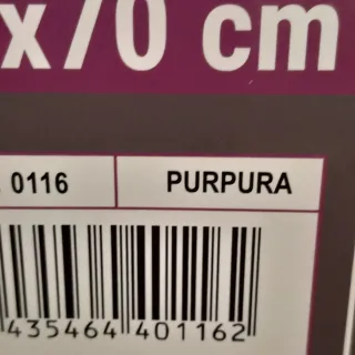 Alfombra Baño Shaggy Morada 50x70 cm