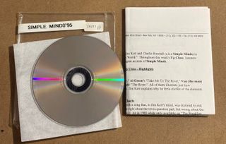 Simple Minds '95 - Up Close CD Raro