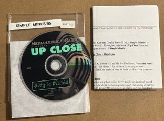 Simple Minds '95 - Up Close CD Raro