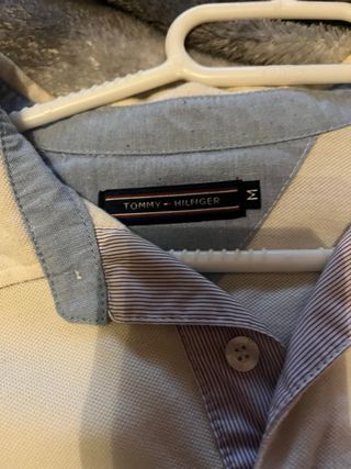 Polo Tommy Hilfiger Blanco Vintage