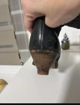 Botas mosqueteras de piel negras