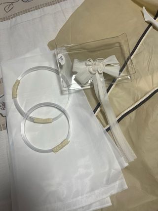 Vestido Comunión con cancán y complemento pelo